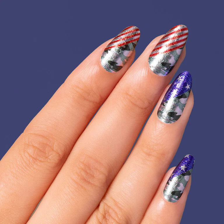 Banner of Bravery Nail Polished Strips